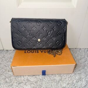 Louis Vuitton Black Monogram Pochette Félicie